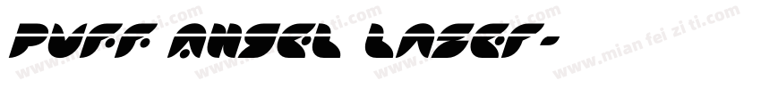 Puff Angel Laser字体转换